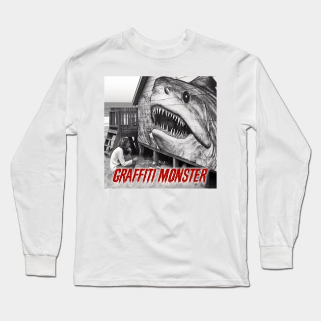 Graffiti Monster™ - Series #0 - New England Summer Sharks - 7 of 9 Long Sleeve T-Shirt by gothamexodus